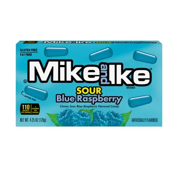 Mike And Ike 12 Ct 4.25 Oz Sour Blue Raspberry Theater Box