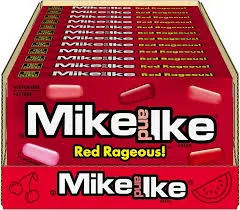 Mike And Ike Red Rageous Theater Box 12 Count 4.24 Ounce