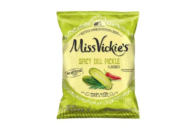 Miss Vickies Spicy Dill PIckle Potato Chips 1 3/8 oz