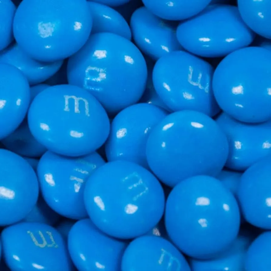 M&M Blue 2 Lb Bag Single Color Bulk Bay Boy Themed