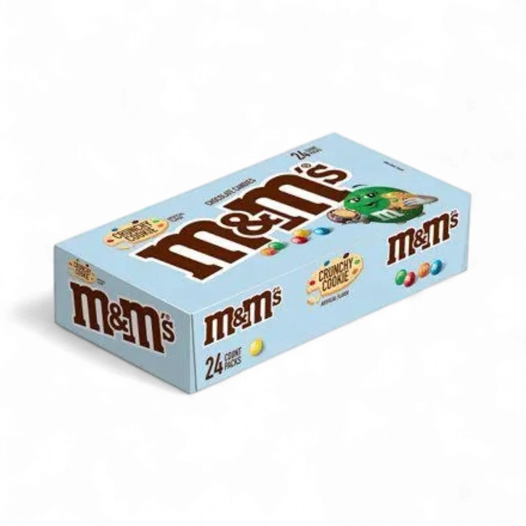 M&M Crunchy Cookie Chocolate 1.35 oz 24 count