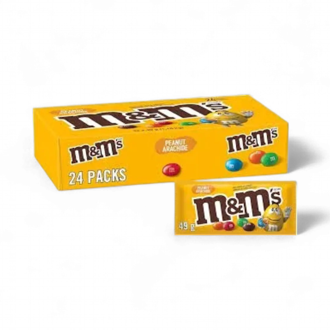 M&M Import Peanut 24 Count 1.58 Oz