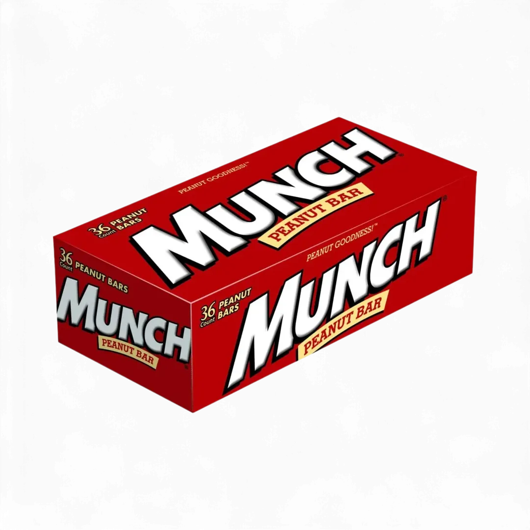 Munch Peanut Candy Bar 36 Count 1.42 Ounce Bars