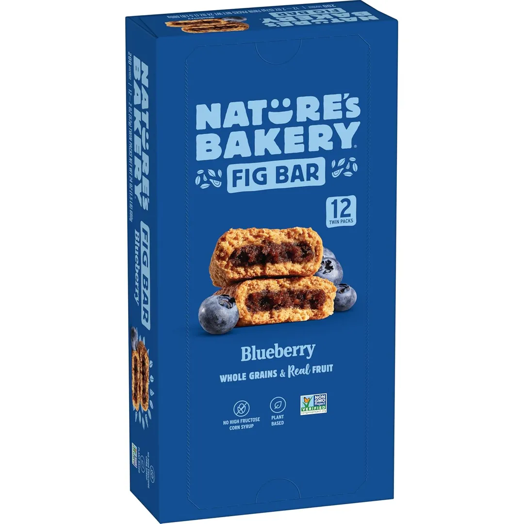Nature's Bakery Whole Wheat Fig Bars Blueberry 2oz 12 ct