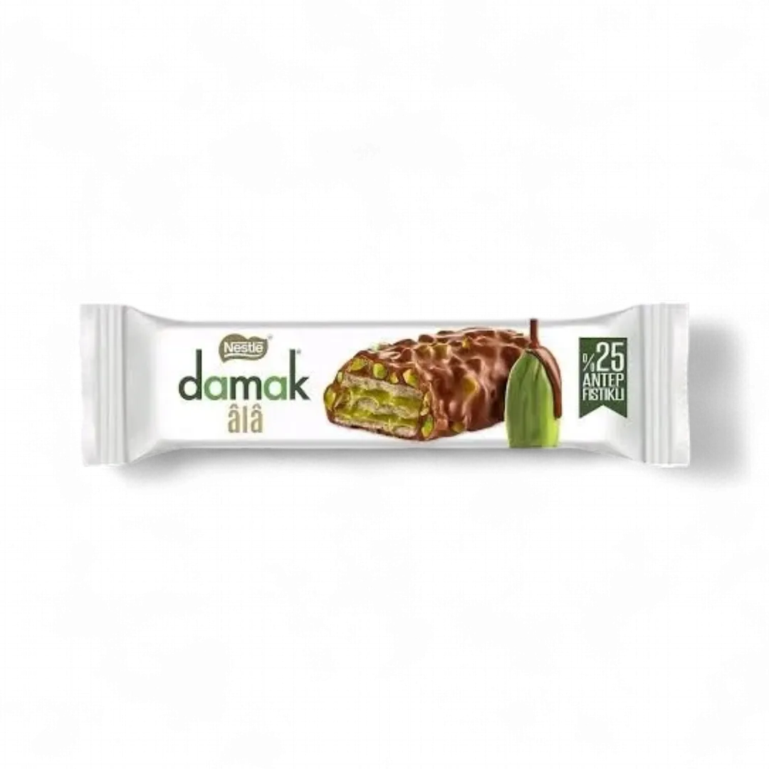 Nestle Damak Ala Import Chocolate Pistachio 12 Ct 1.05 Oz