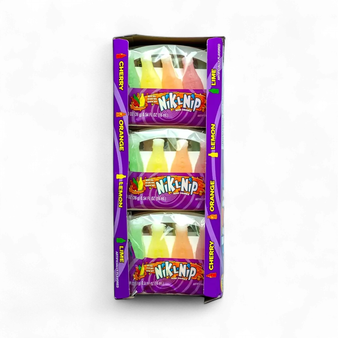 Nik-L-Nip Wax Bottles 4 Pack 18 count