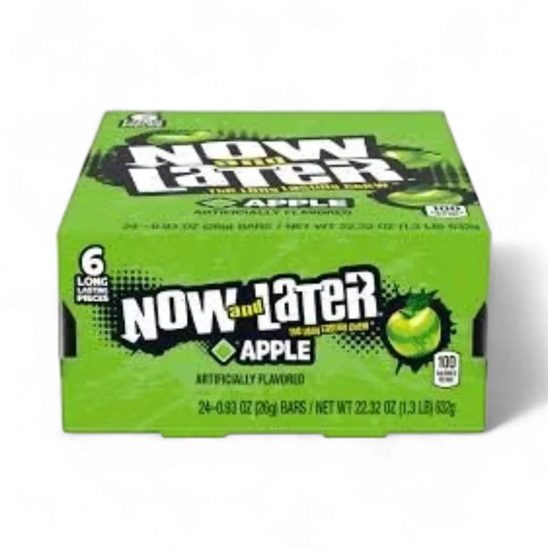 Now And Later Apple 24 Count 0.93 Ounce Bars