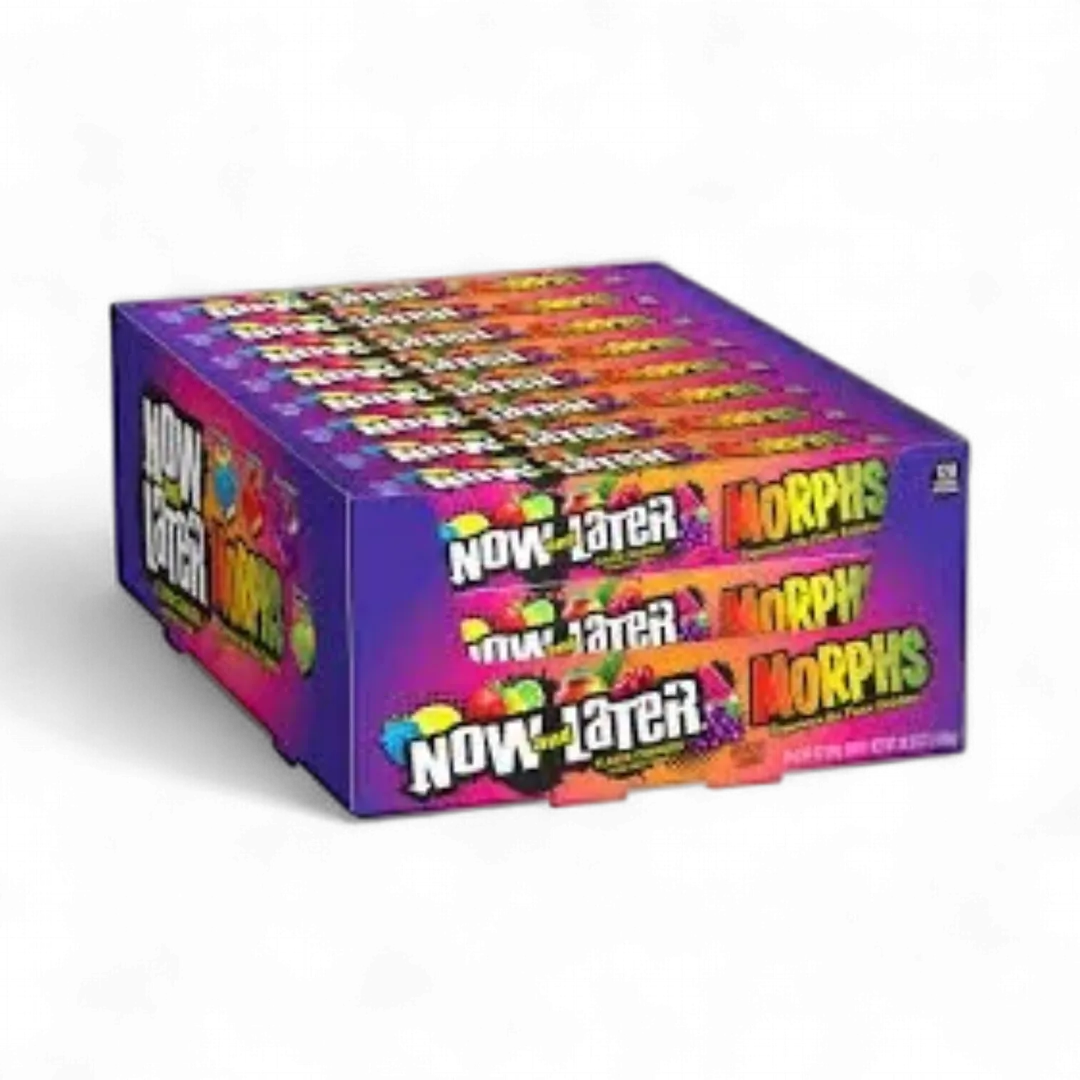 Now And Later Morphs Flavor Changers 24 Count 2.44 Ounce Bars Tray