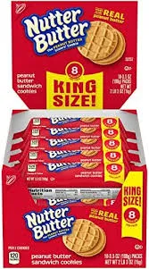 Nutter Butter King Size 10 Count 3.5 Ounce Packs 8 Cookies Per Pack