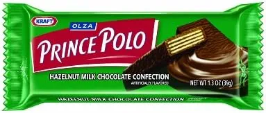 Olza Prince Polo 28 Ct 1.76 Oz Bars Milk Chocolate