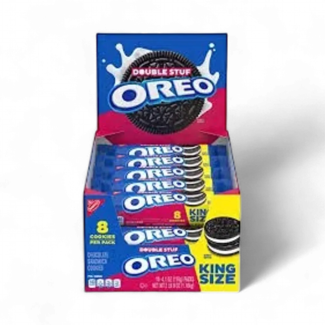 Oreo Double Stuff King Size 10 Count 4.1 Ounce 8 Cookies Per Pack