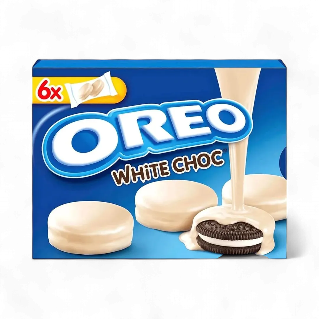 Oreo Import Banadas 6 Ct 2 Pack White