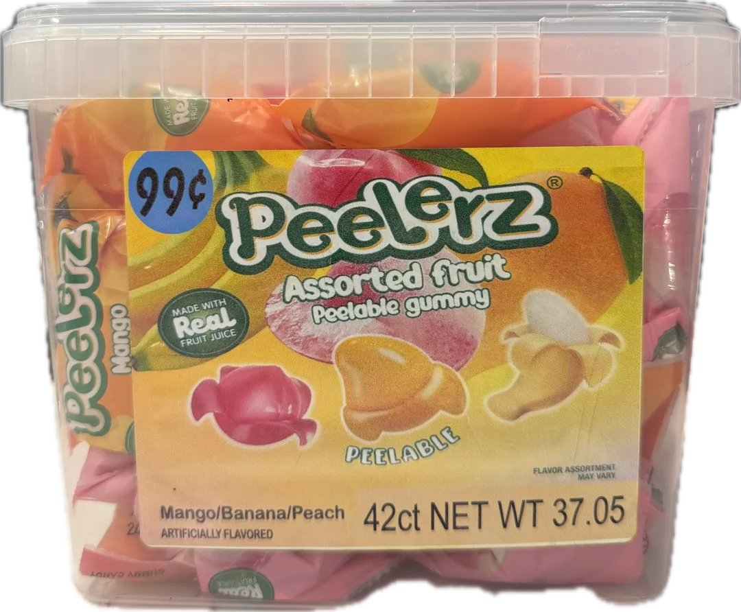 Peelerz 3 Flavor Changemaker Tub Snack Size 37.05 oz 42 ct Tub