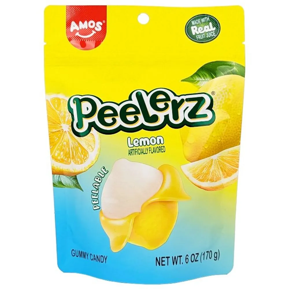 Peelerz Gummy Lemon 12 Count 6 Ounce