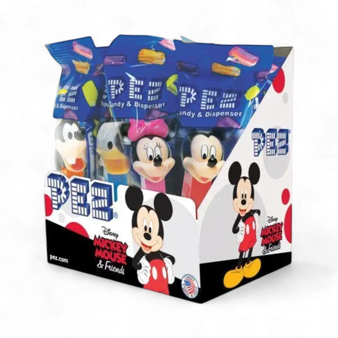 Pez Candy Disney Mickey and Friends Assortment 12 COUNT