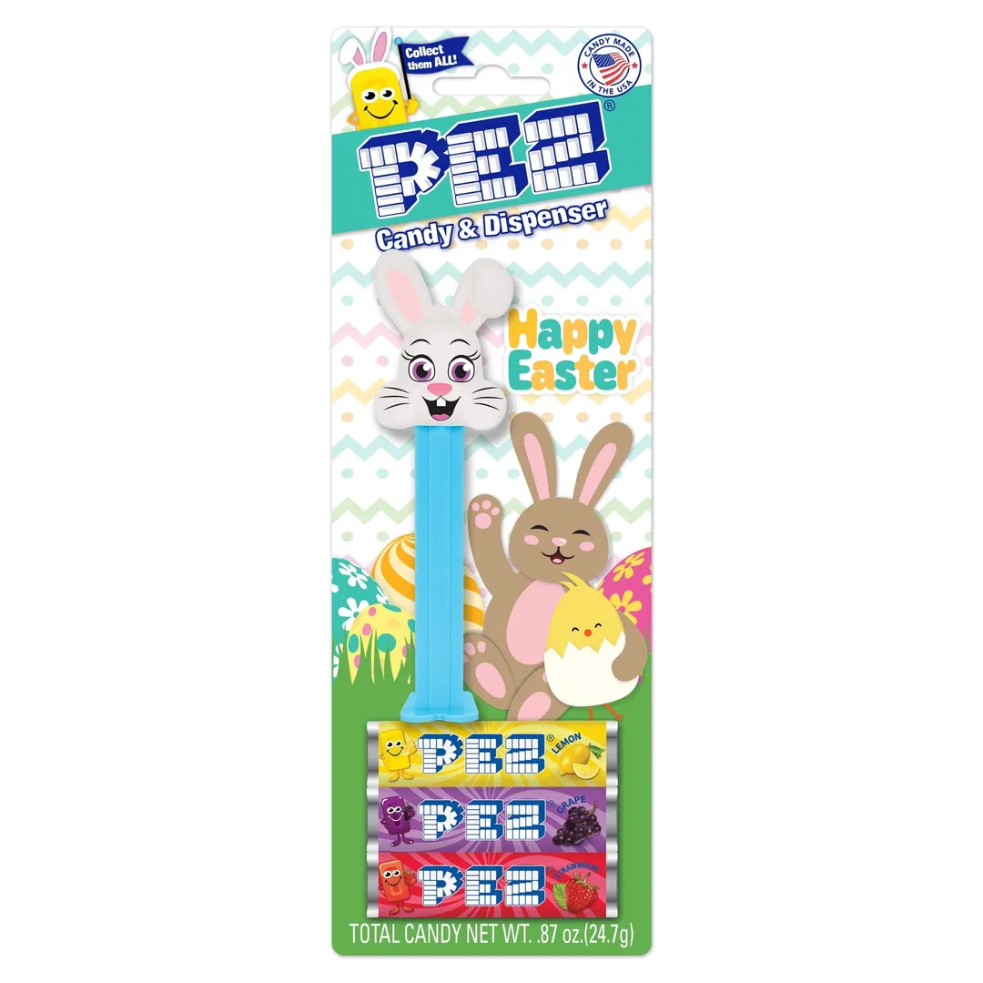 Pez Easter Blister Pack Assorted Mix Candy Dispenser 6 ct