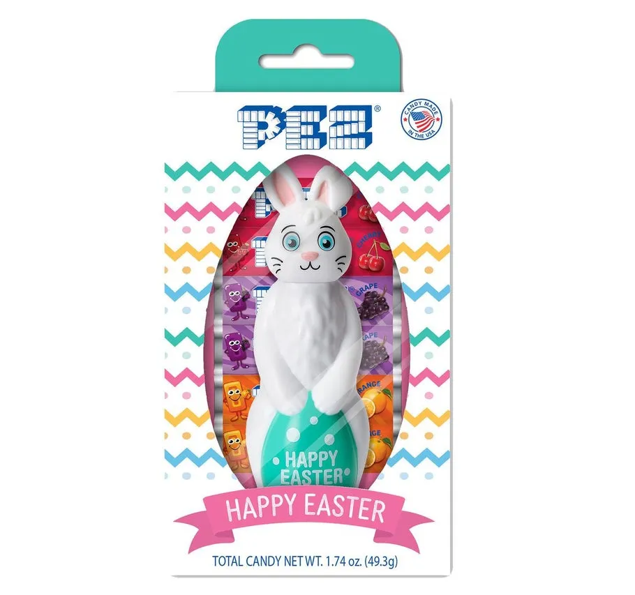 Pez Easter Bunny Assorted Candy Gift Box 1.74 oz 6ct