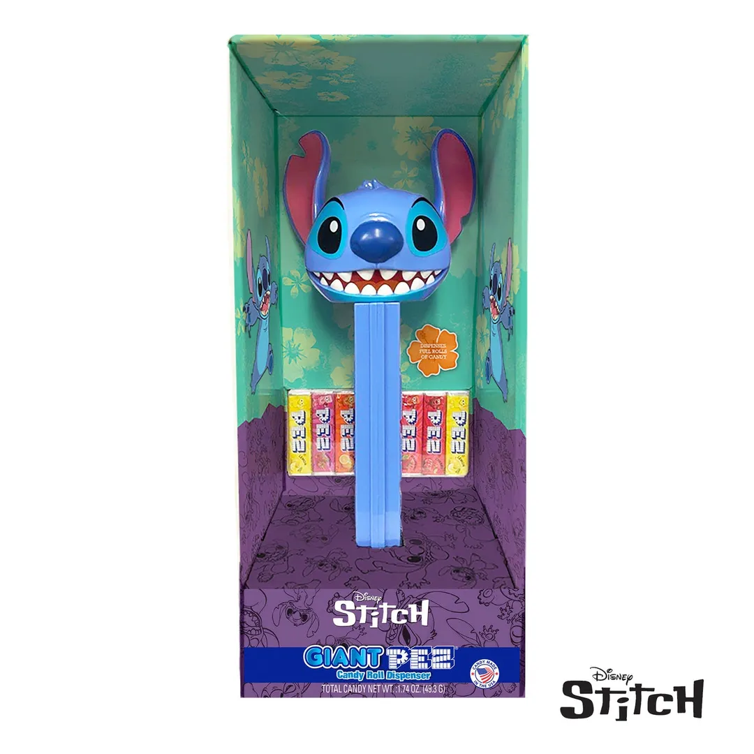Pez Giant Candy Dispenser Disney Stitch 12" Tall