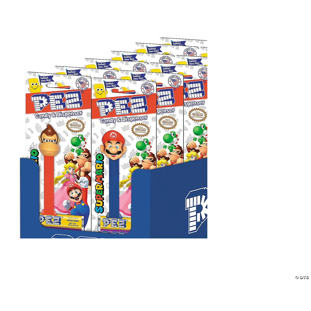 Pez Nintendo Mario Yoshi Kong Candy & DispenserBlister Tray 12 ct variant