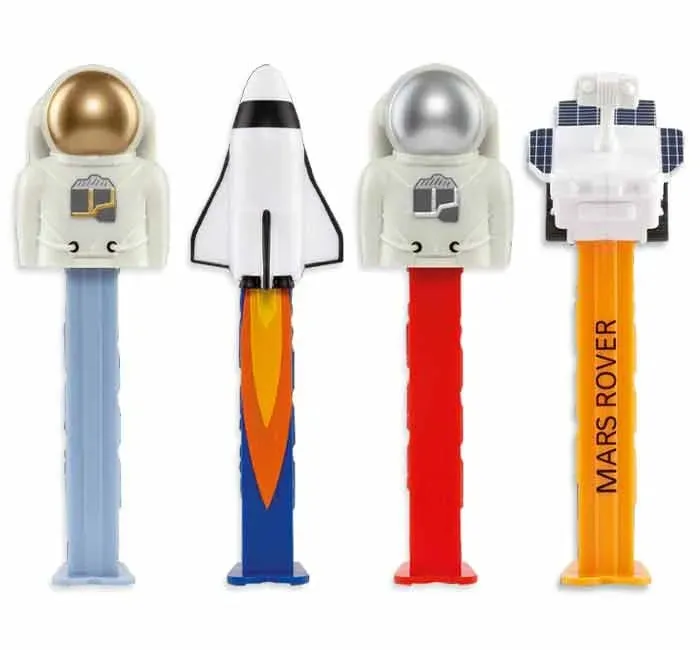 Pez Space Mission Astronaut Blister Pack Candy 6ct variant