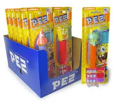 Pez Spongebob 12 Ct 0.87 Oz Dispenser Tray