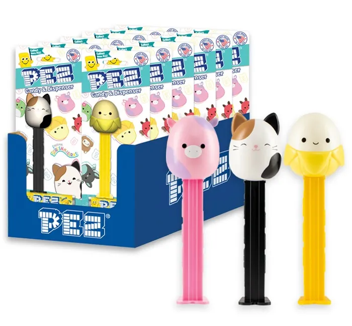 Pez Squishmallow Blister Pack Assortment 12ct Tray