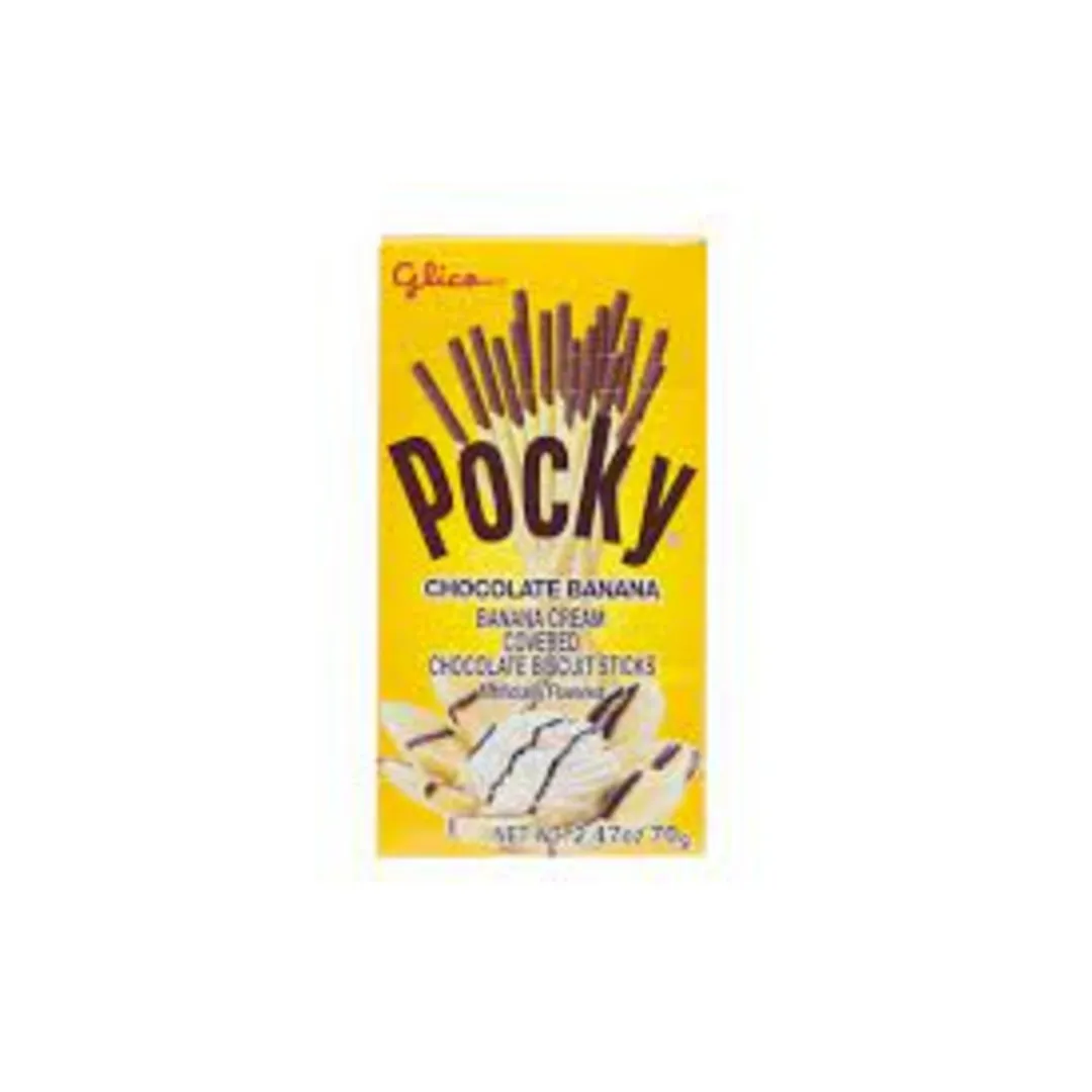 Pocky Chocolate Banana Biscuit Stick Candy 2.47OZ