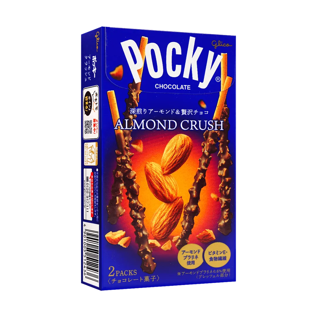 Pocky Import Japan Almond Chocolate Crush 1.6oz 10ct
