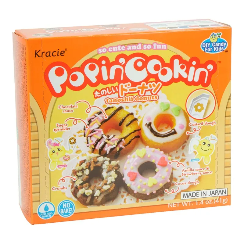 Popin Cookin Japan Tanoshi Donut Kit 1.4oz Box 5 Pack