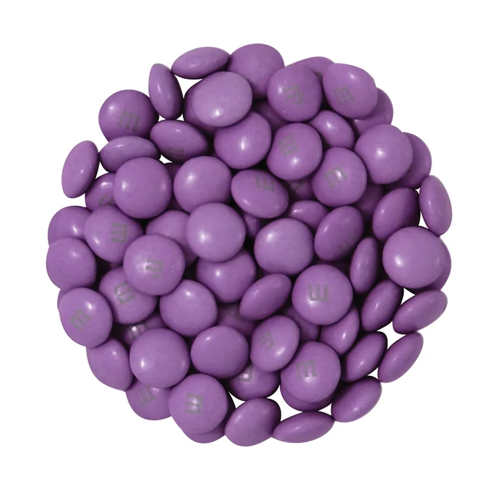 PURPLE M&M Colorworks Chocolate Candy 5lb