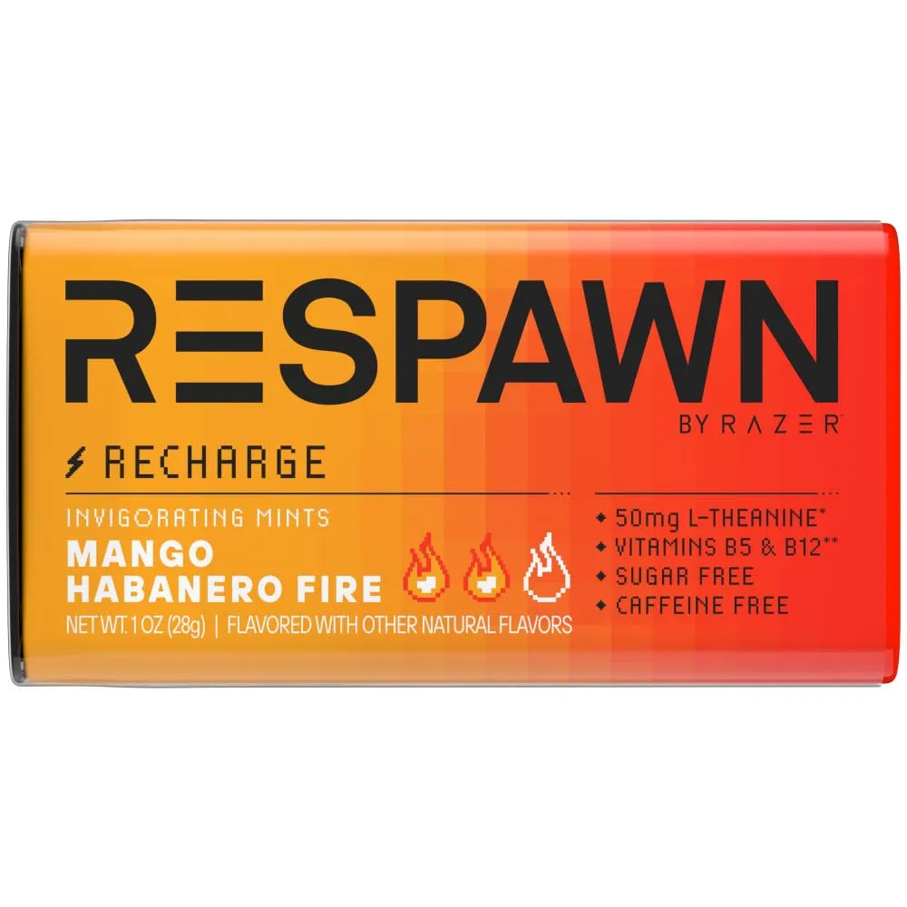 Razer Respawn Recharge Spicy Mango Habanero Mint 1oz 8ct