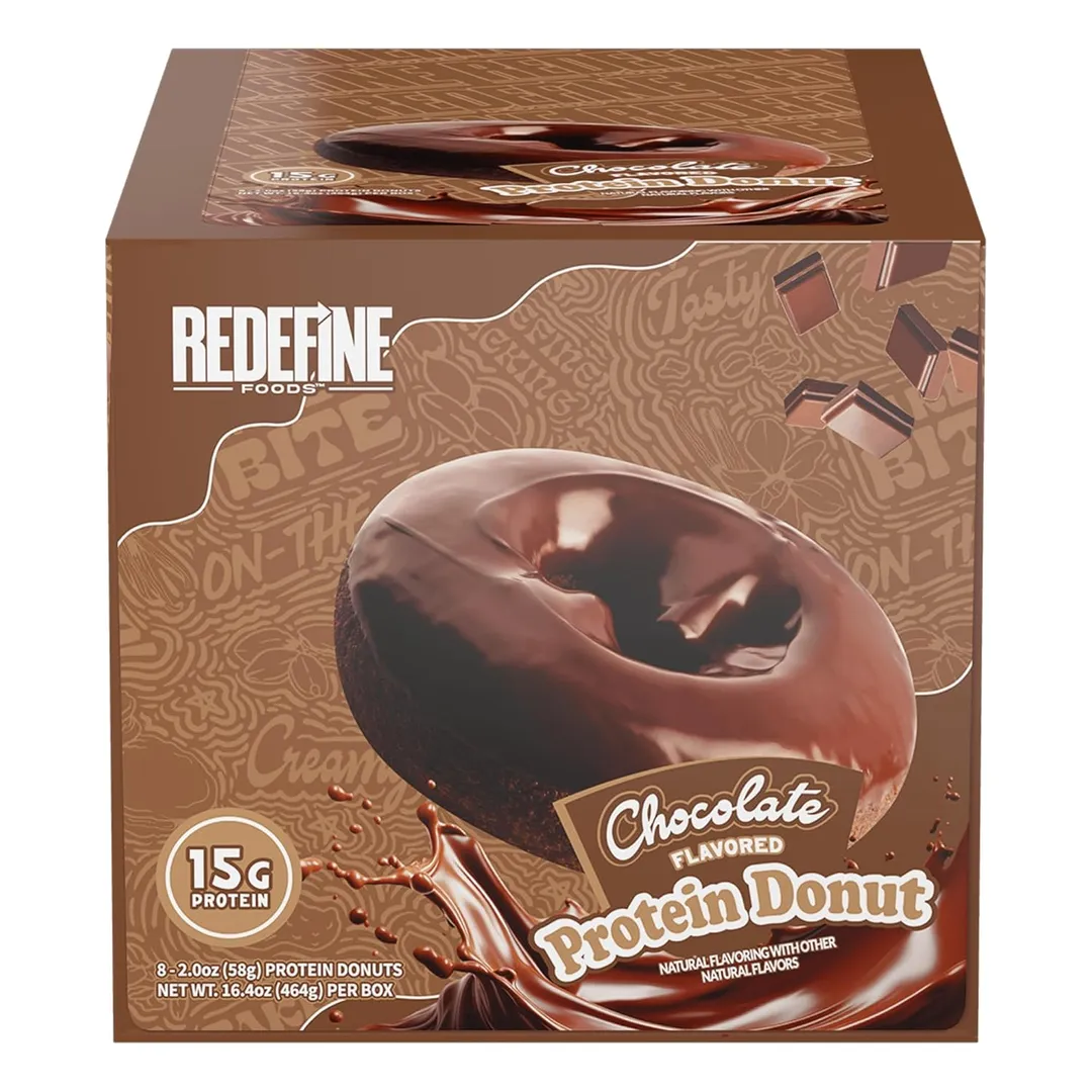 Redefine Protein Donut Chocolate Flavored 8 ct
