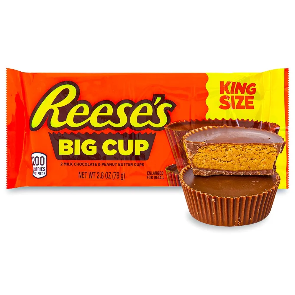 Reese's Big Cup Peanut Butter King Size 2.8 oz 16 ct