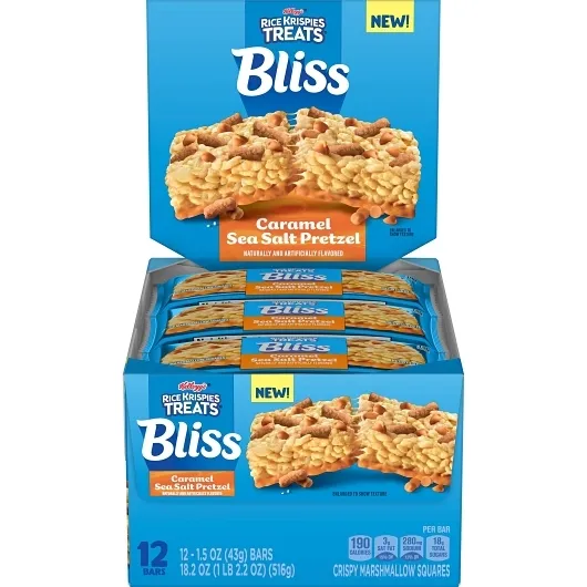 Rice Krispies Bliss Treats Chocolate Sea Salt Pretzel 1.5 oz 12 ct