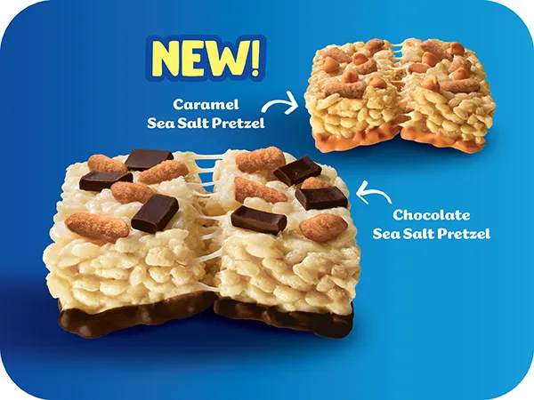 Rice Krispies Treats 12 Ct 2.1 Oz Salted Caramel Mega Size Tray