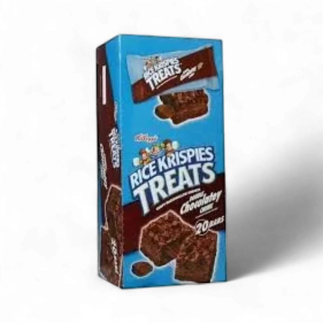 Rice Krispies Treats Double Chocolatey Chunk 20 Bars 1.3 Ounce Bars Tray