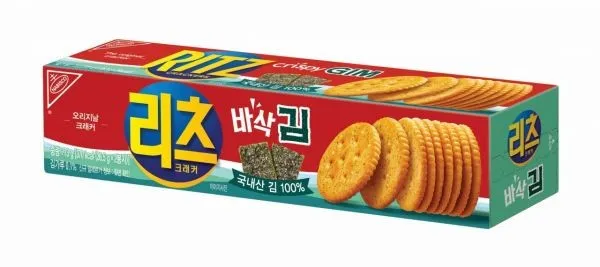 Ritz Korea Import Crackers Seaweed Flavor 2.57 oz Box 6 Pack