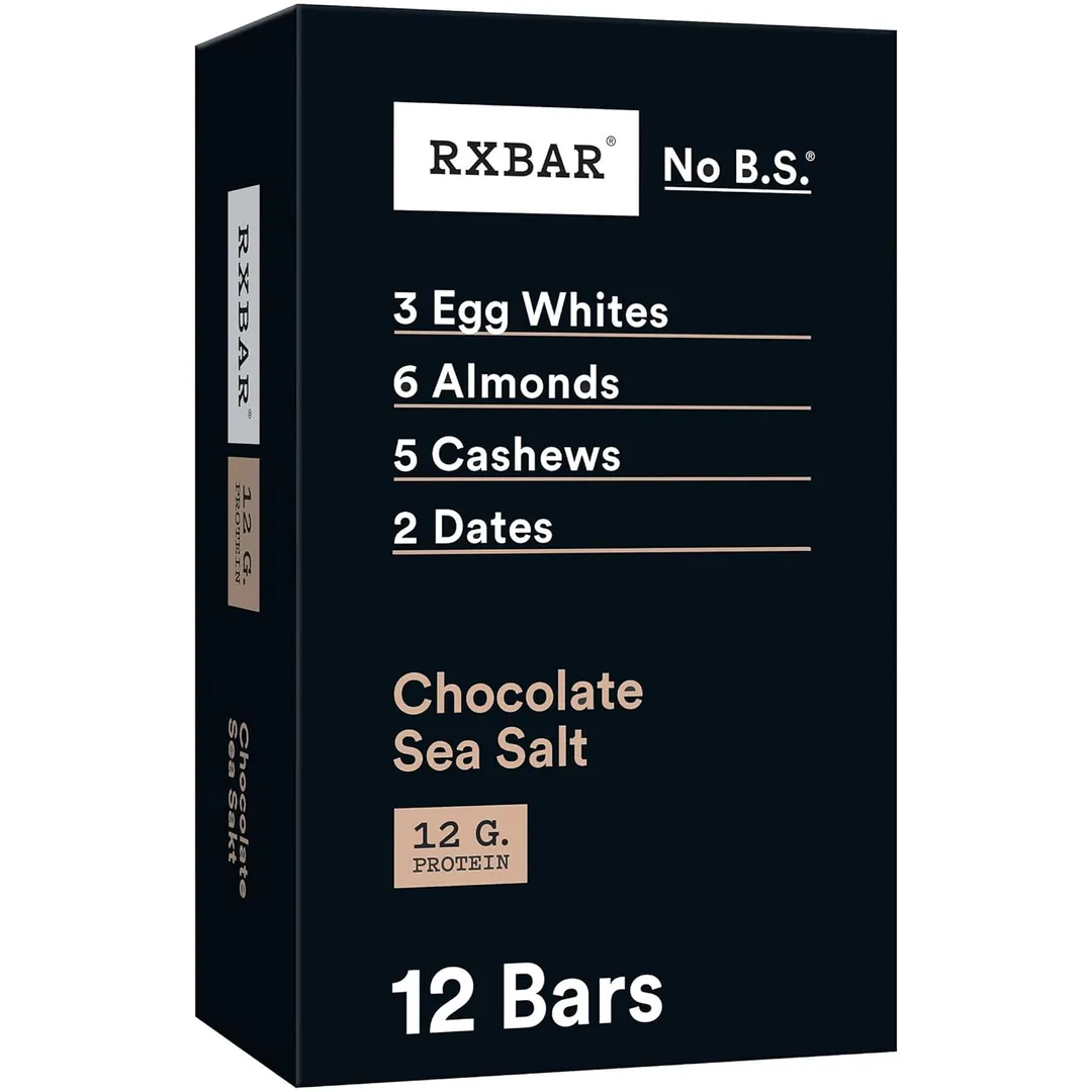 RXBAR Protein Bars Chocolate Sea Salt 1.8 oz 12 ct (1)