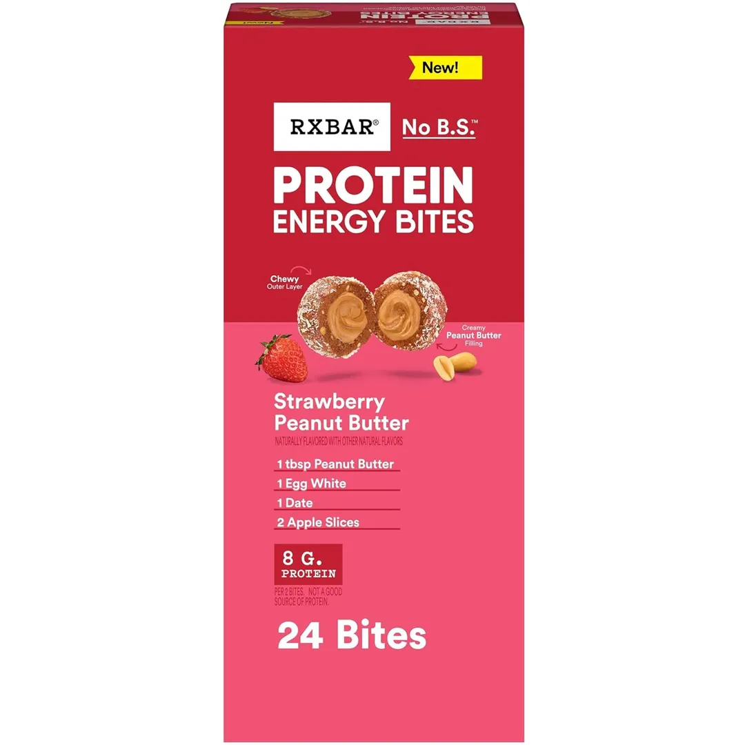 RX bAR Strawberry Peanut Butter Protein Bites 1.7oz 12 ct
