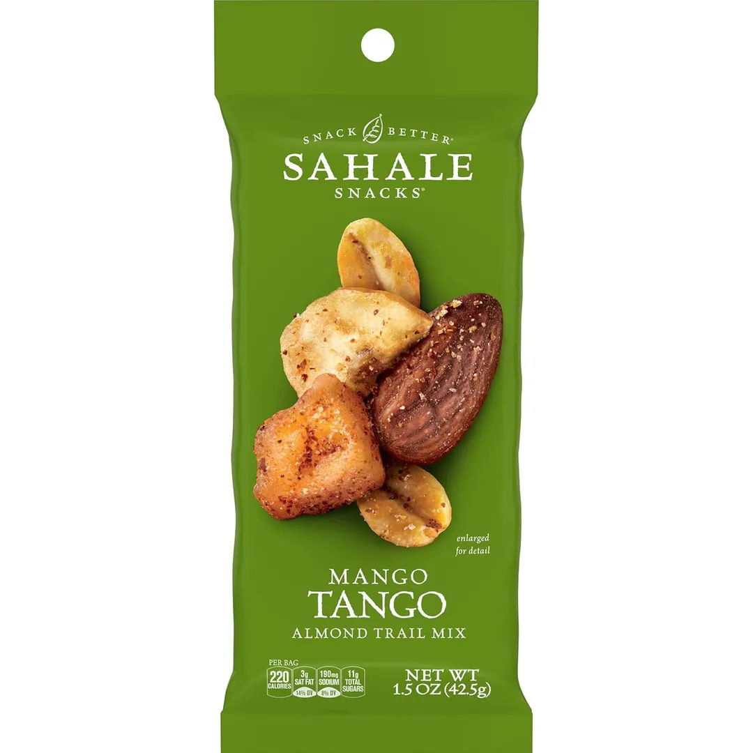 Sahale Mango Tango Almond Trail Mix 1.5 0z 9 ct Tray (1)