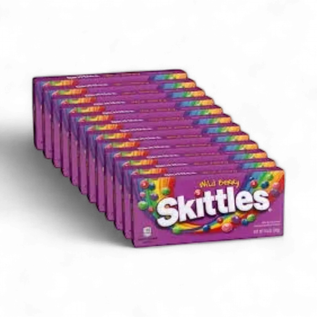 Skittles Wild Berry Theater Box 12 Ct 3.5 Oz