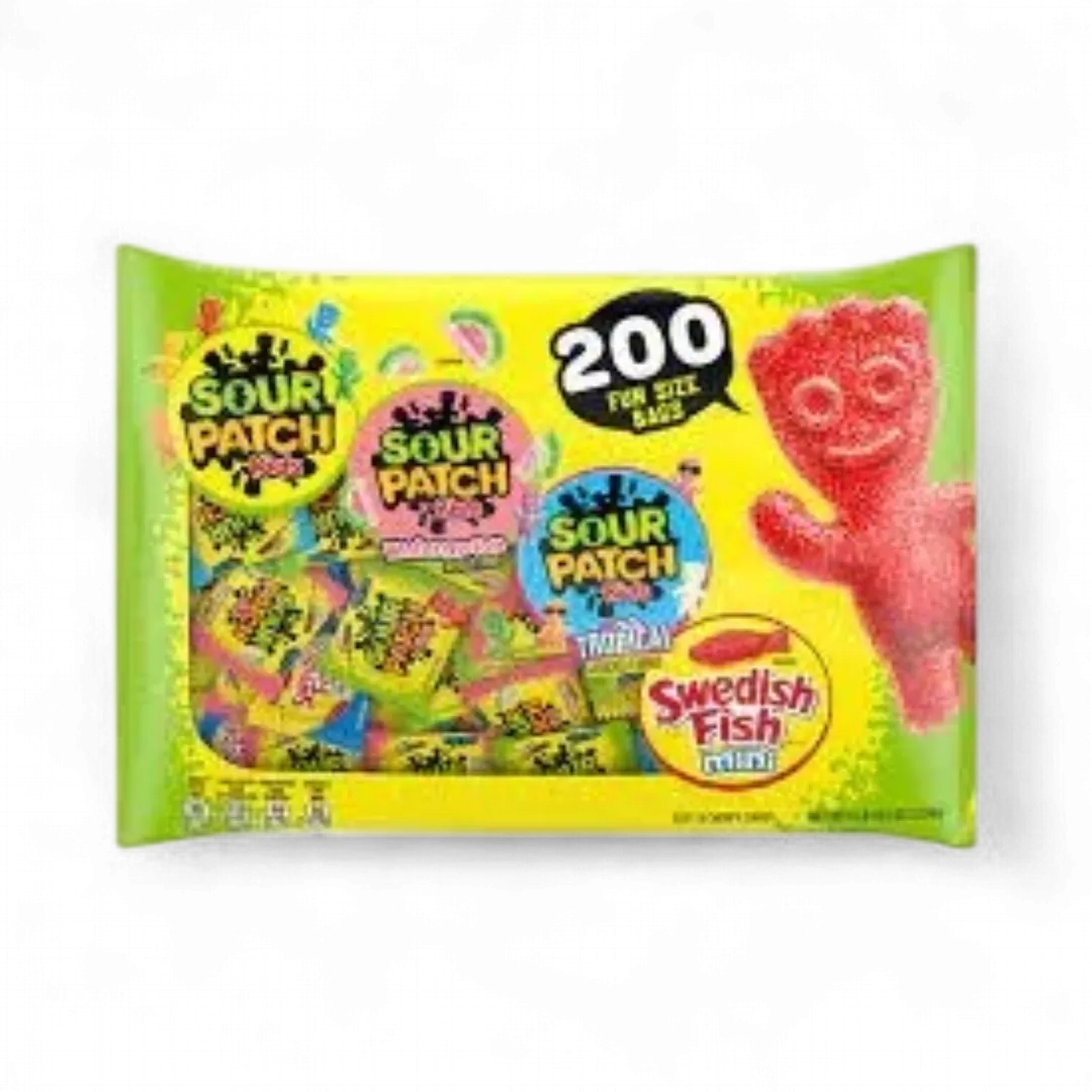 Sour Patch Kids and Swedish Fish 200 count