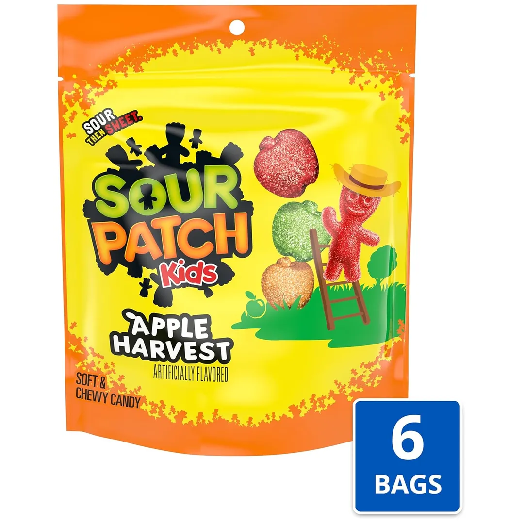 Sour Patch Kids Apple Fall Harvest Mix Gummies 10 oz 6 ct