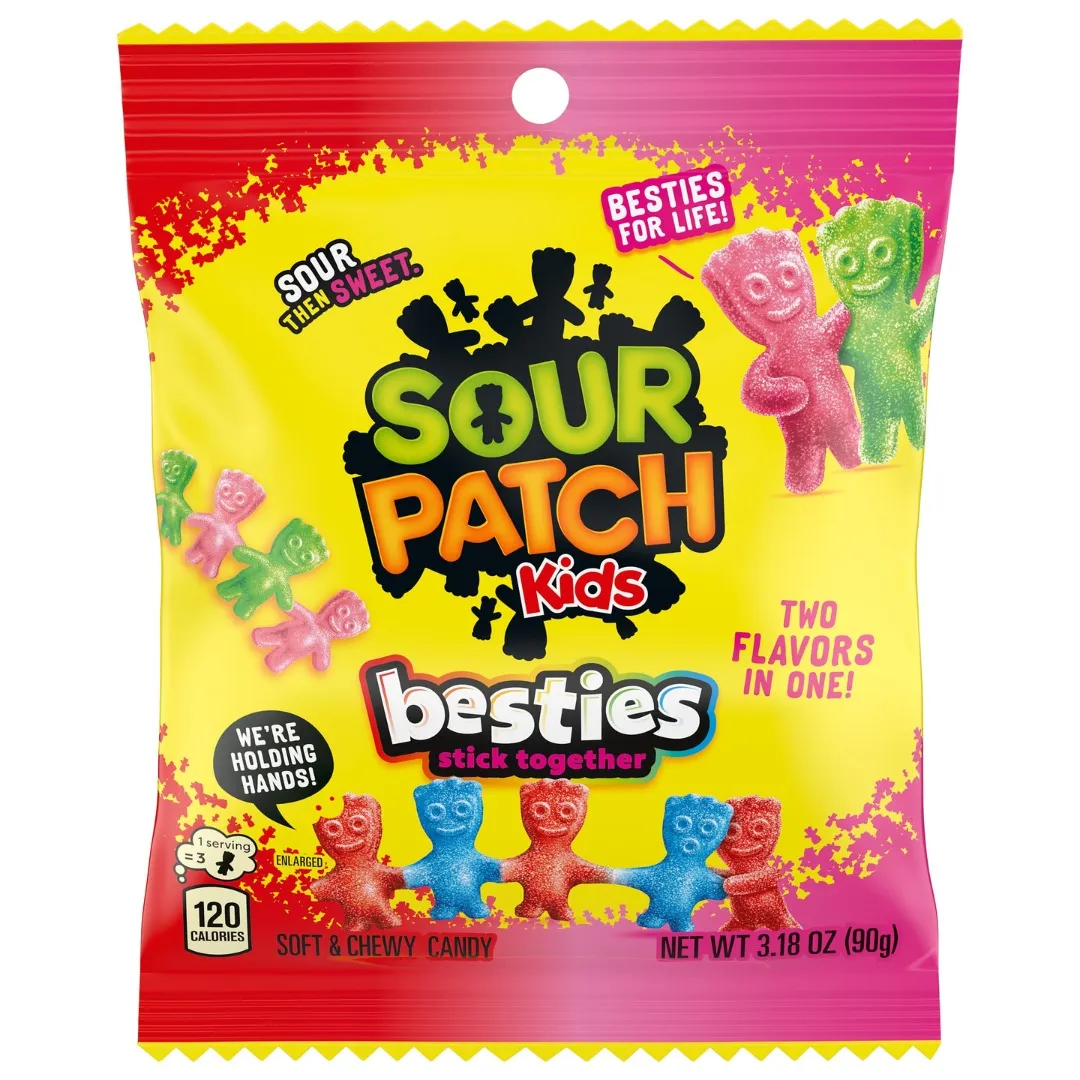 Sour Patch Kids Besties Assorted Soft Candy 3.18 oz 12 ct