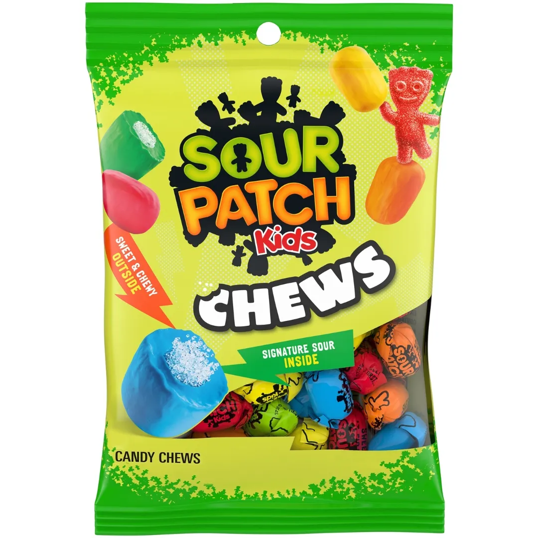 Sour Patch Kids CHEWS Assorted Soft Candy 2.12 oz 12 ct
