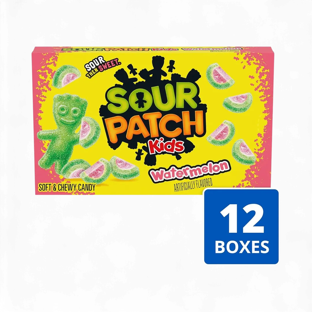 Sour Patch Watermelon 3.5 ounce 12 count theater box
