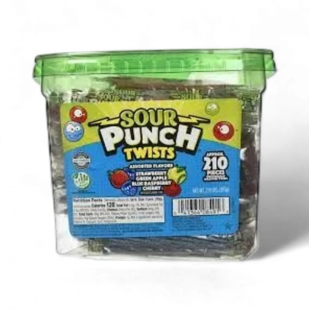 Sour Punch Twists 210 count tub