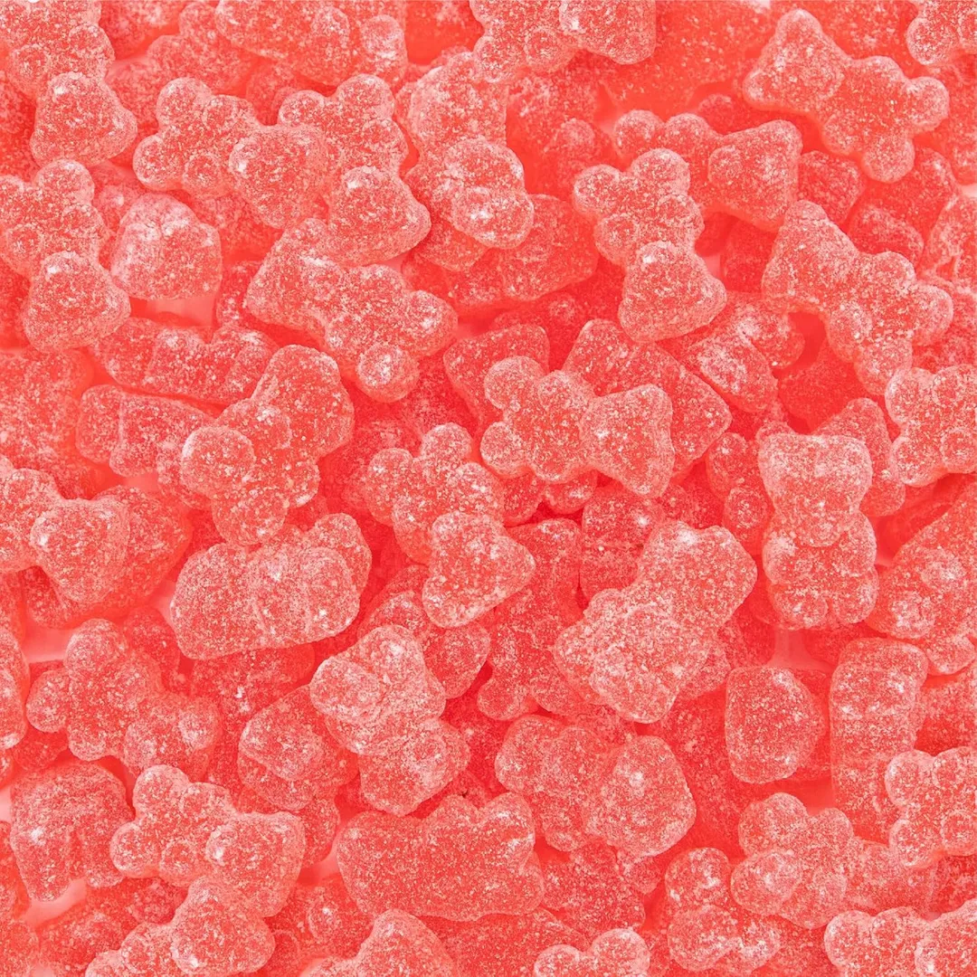 Sour Strawberry Soft Starch Jelly Gummy Bear 2.2 lb
