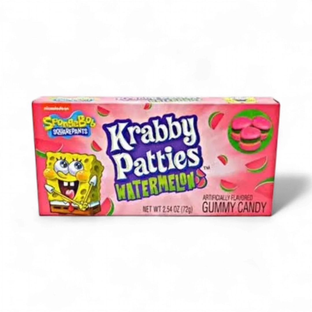 SpongeBob Krabby Patties Watermelon Theater Box 12 Count 2.54 Ounce