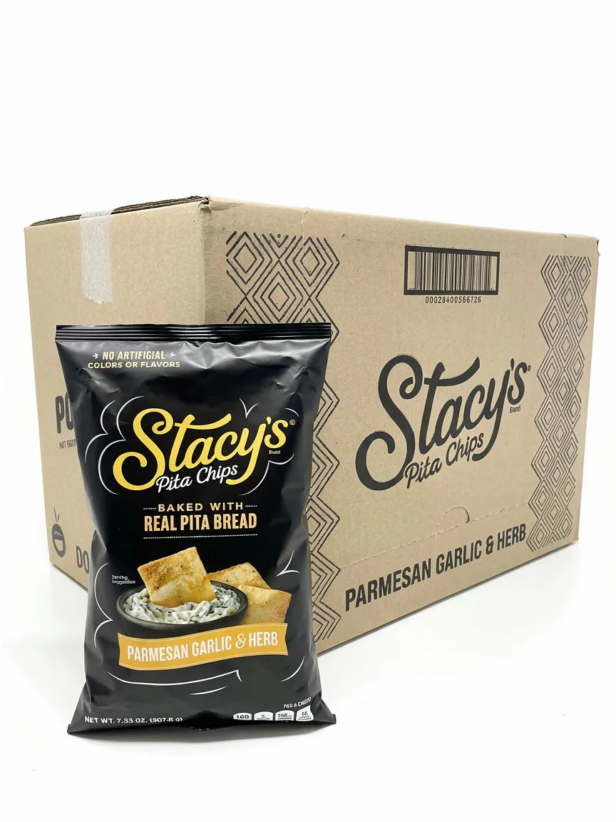 Stacy's Pita Chips Parmesan Garlic & Herb 7.3oz 12ct